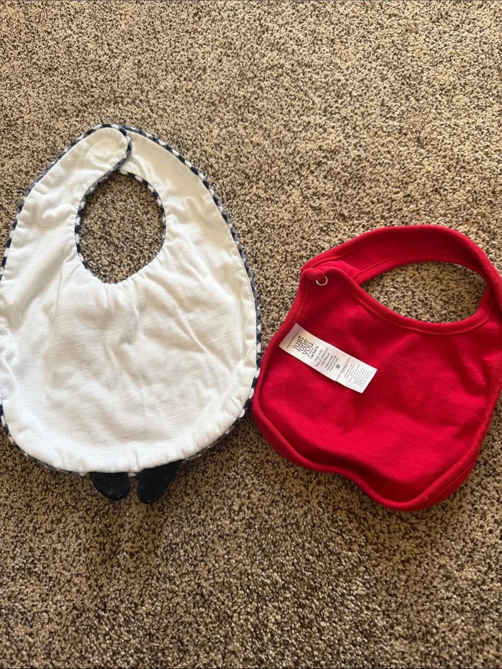 Babies ‘My First’ Pumpkin Patch and Valentine's Day Baby Bib, Set of 2